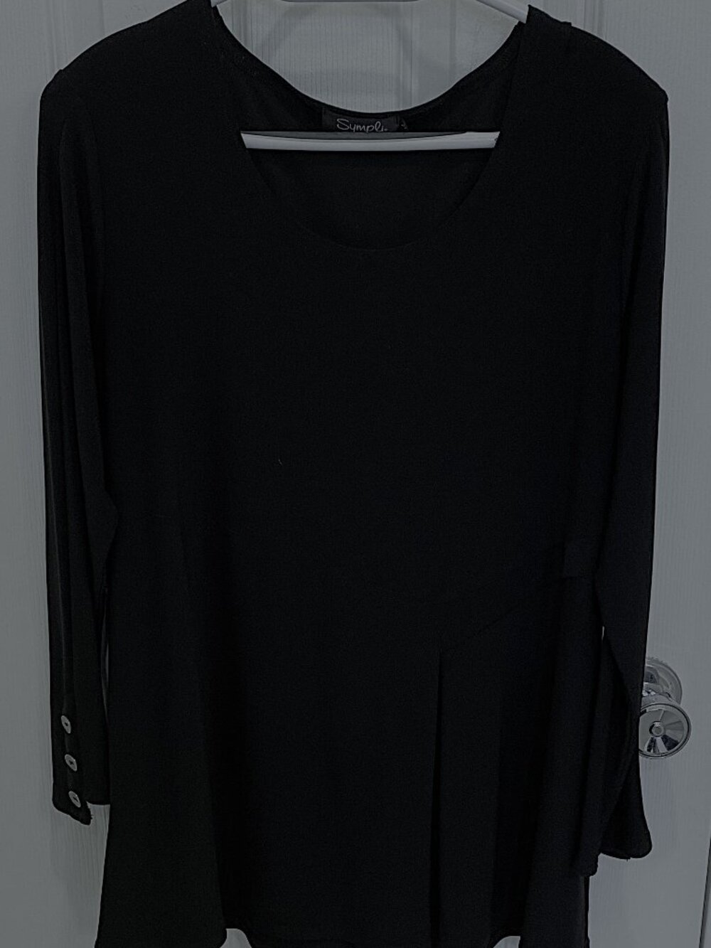 Sympli Black Tunic